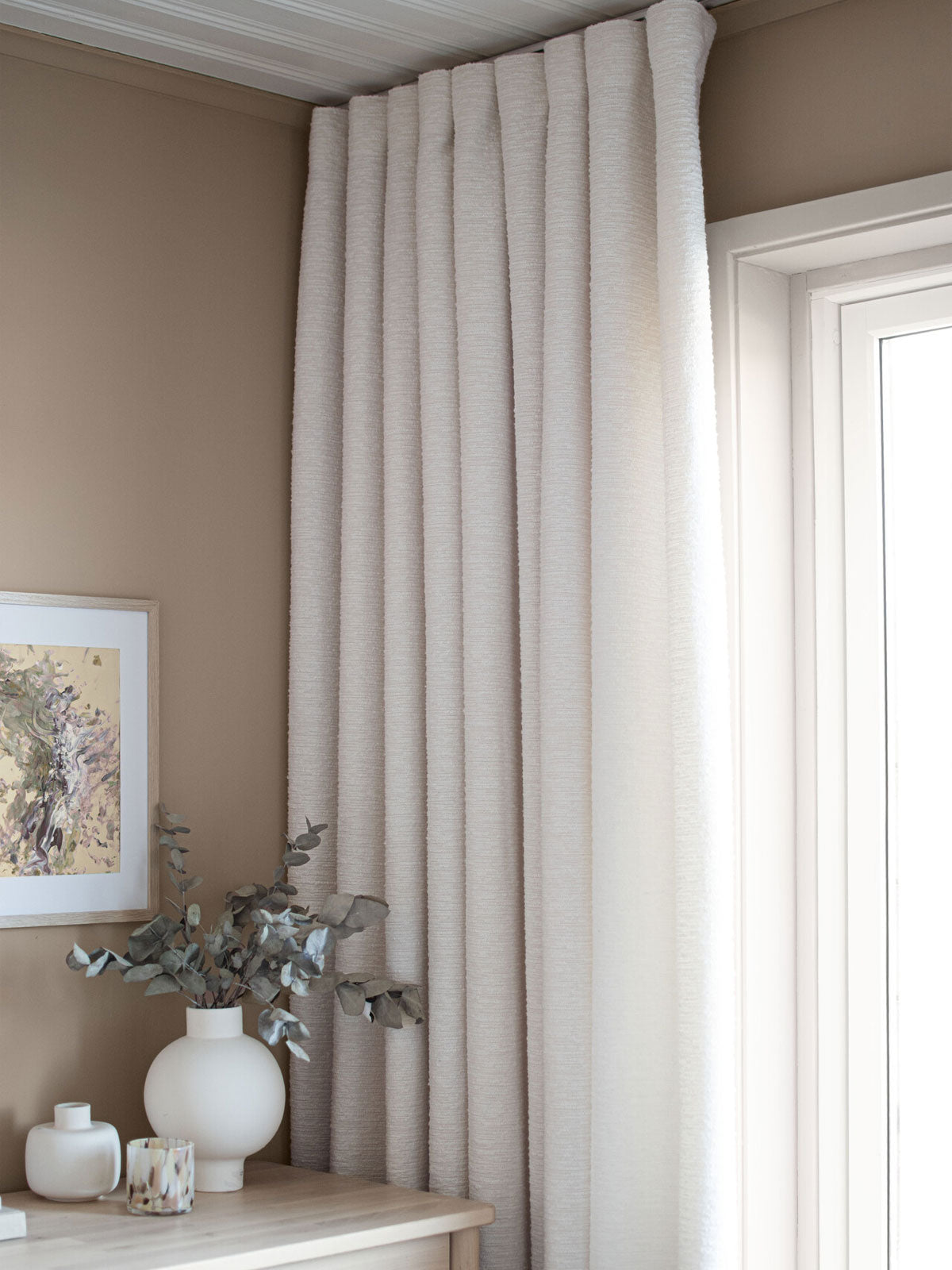 Gardin Hilma, vit, 260x236 cm