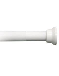 Duschstång Vit lackad aluminium, reglerbar Ø20 mm