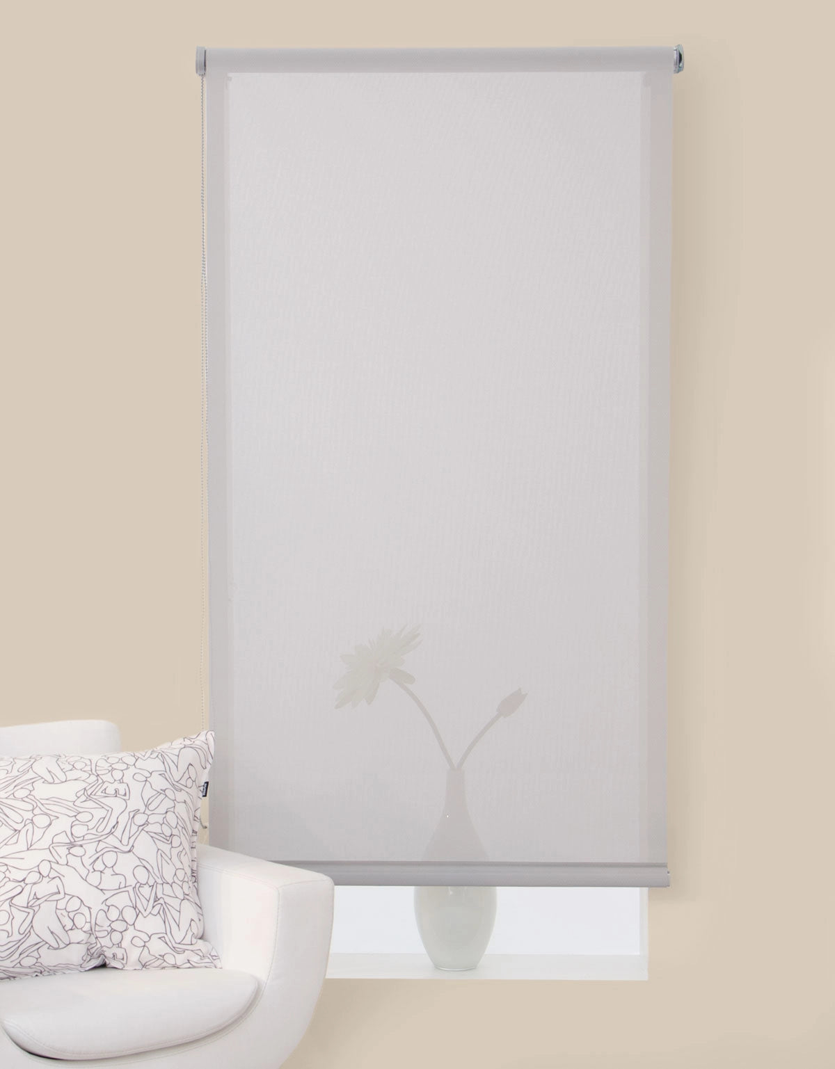 Rullgardin-Screen-Ljusgrå-extra-hög